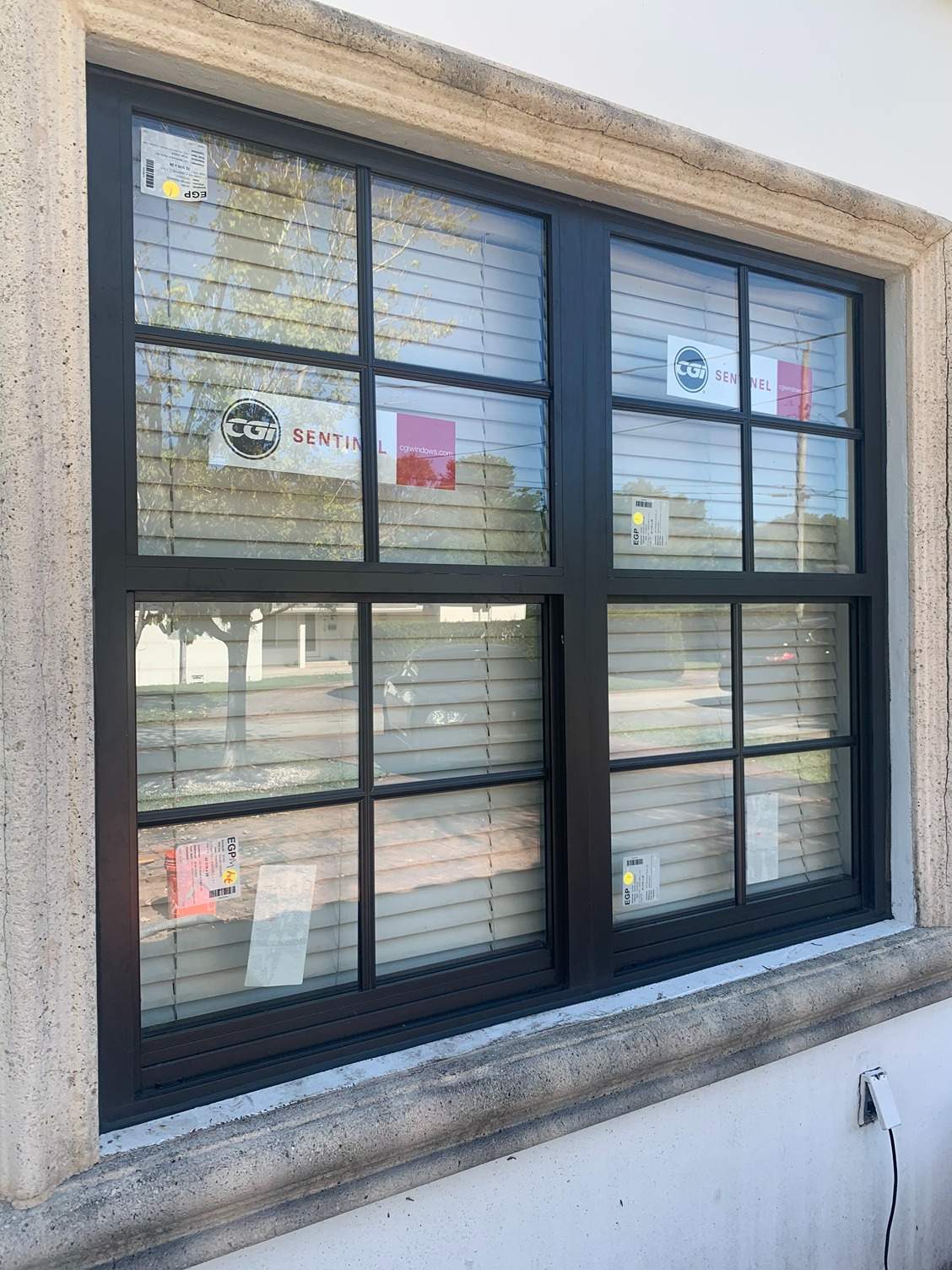 completed window installation project