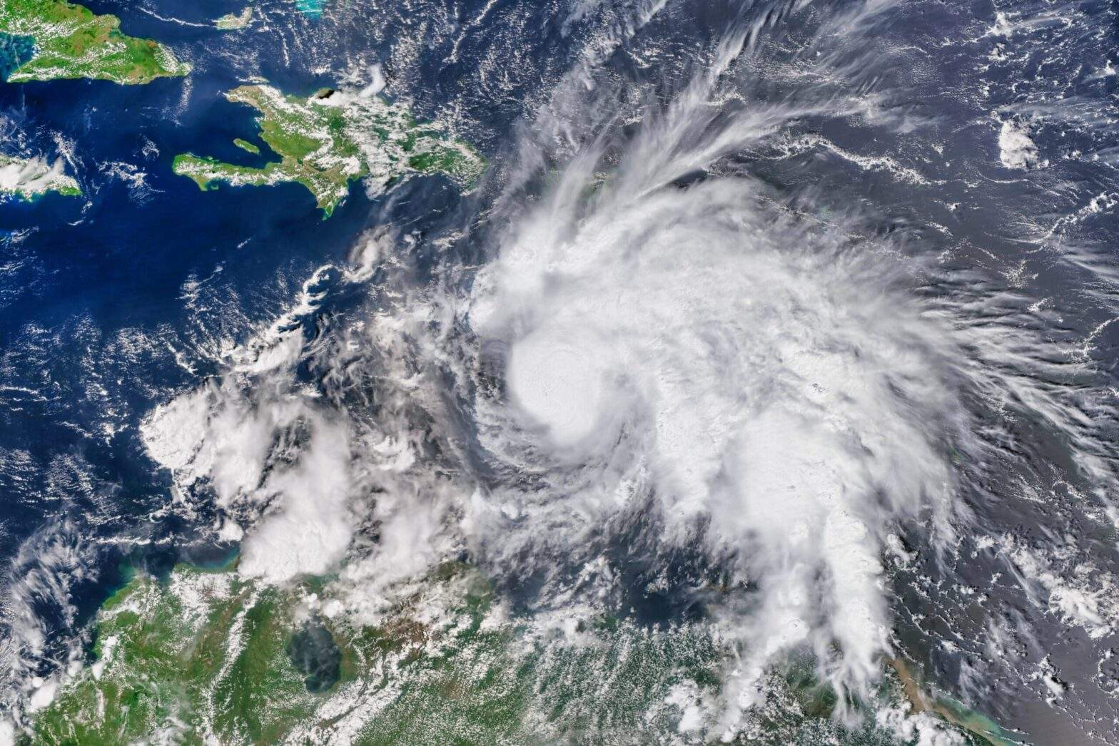 Tropical,Storm,Matthew.,Tropical,Storm,Matthew,Gained,Strength,And,Reached